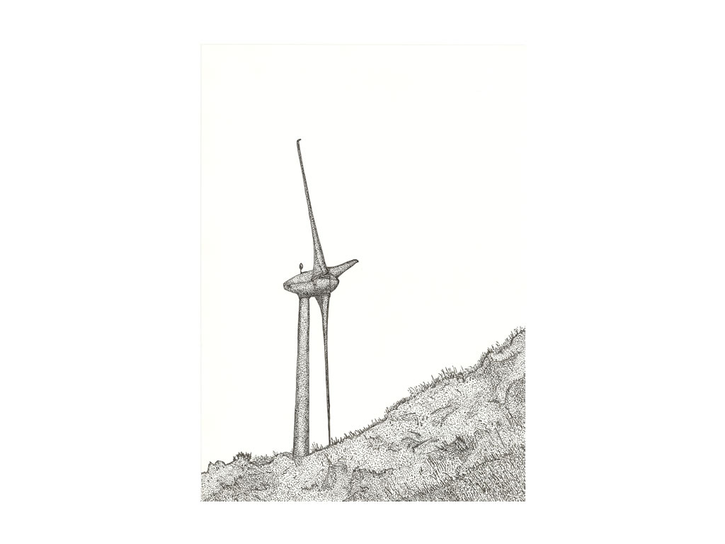 �N�o andas corrente nisto das aventuras; s�o gigantes, s�o; e, se tens medo, tira-te da�, e p�e-te em ora��o enquanto eu vou entrar com eles em fera e desigual batalha� (da s�rie Algures e distante), 2007