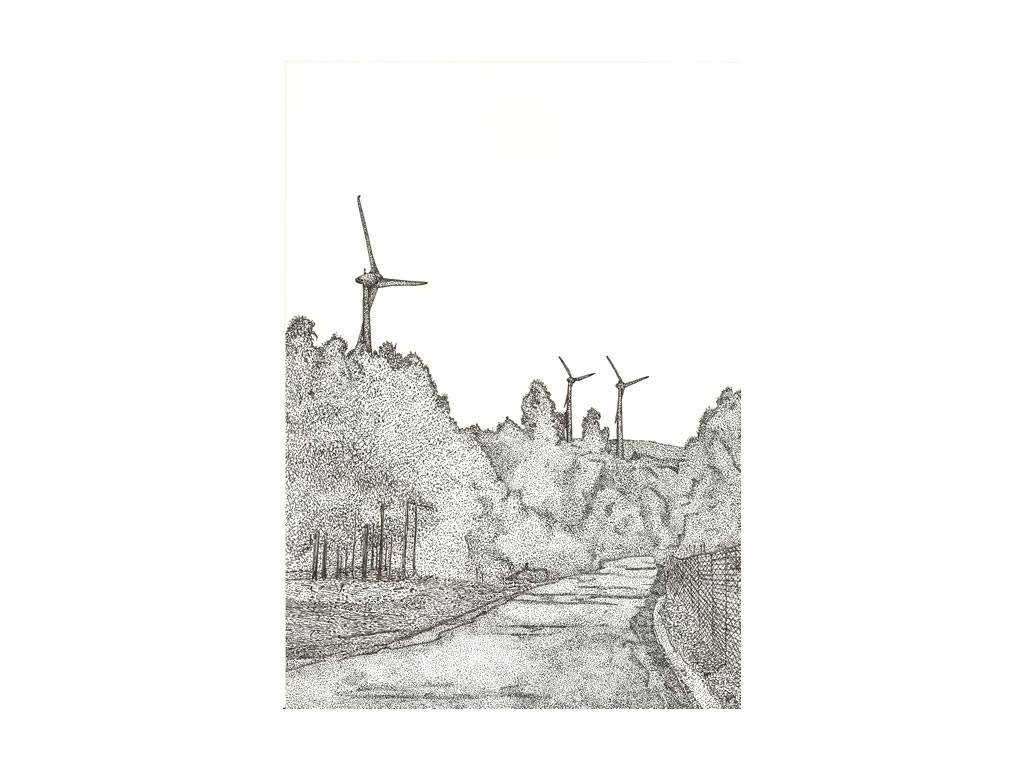 �N�o andas corrente nisto das aventuras; s�o gigantes, s�o; e, se tens medo, tira-te da�, e p�e-te em ora��o enquanto eu vou entrar com eles em fera e desigual batalha� (da s�rie Algures e distante), 2007